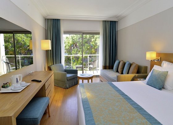Turquoise Hotel - Wohnbeispiel Doppelzimmer Deluxe Haupthaus (Zimmercodierungen DDU & DCU)
