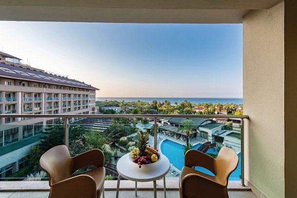 Sunis Hotel Kumköy Beach Resort - Wohnbeispiel Familienzimmer Meerblick (Zimmercodierung FBM)