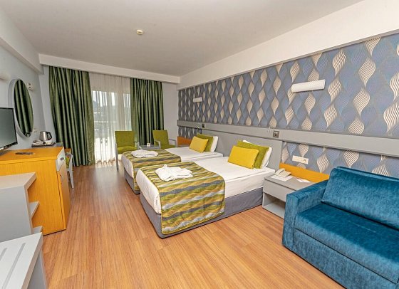 Sunis Hotel Kumköy Beach Resort - Wohnbeispiel Doppelzimmer Haupthaus (Zimmercodierung DBU)