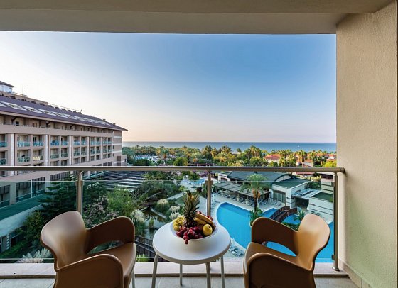 Sunis Hotel Kumköy Beach Resort - Wohnbeispiel Familienzimmer Meerblick (Zimmercodierung FBM)