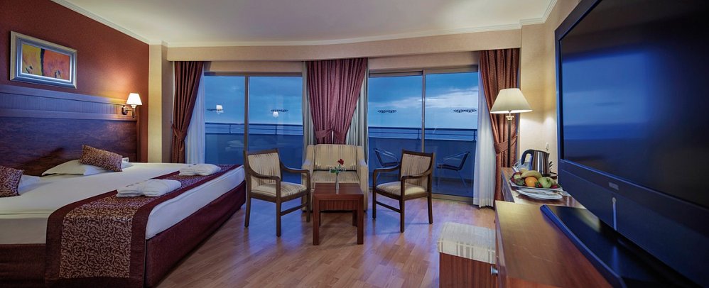 Alba Royal Hotel - Wohnbeispiel Doppelzimmer Superior Meerblick (Zimmercodierung DSM)