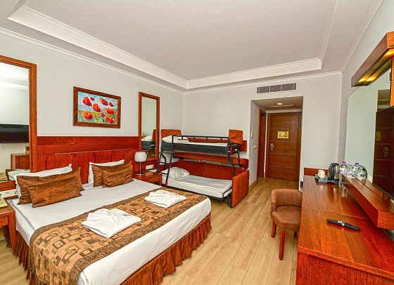 Sunis Elita Beach Resort Hotel & Spa - Doppelzimmer Hauptgebäude mit Etagenbett (Zimmercodierung FBU)