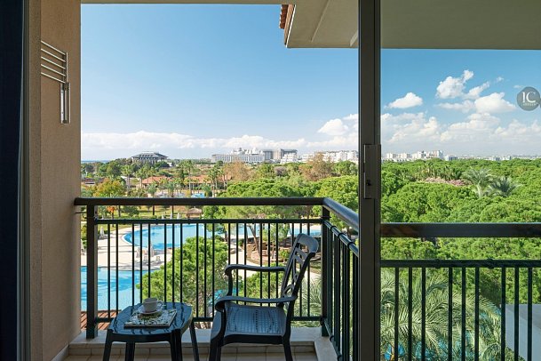 IC Hotels Green Palace & Villas - Beispiel Balkon Doppelzimmer (Zimmercodierungen DB1 & DC1)