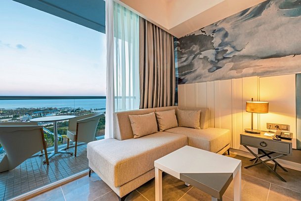 Crystal Centro Pearl Collection - Wohnbeispiel Doppelzimmer Meerblick (Zimmercodierungen DBM & DCM)