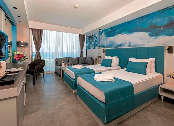 Crystal Centro Pearl Collection - Wohnbeispiel Doppelzimmer Meerblick (Zimmercodierungen DBM & DCM)
