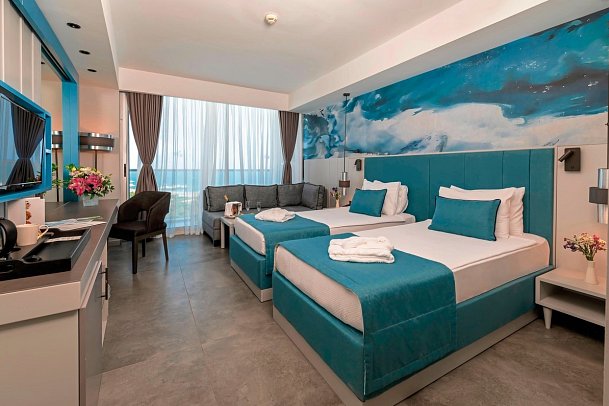 Crystal Centro Pearl Collection - Wohnbeispiel Doppelzimmer Meerblick (Zimmercodierungen DBM & DCM)