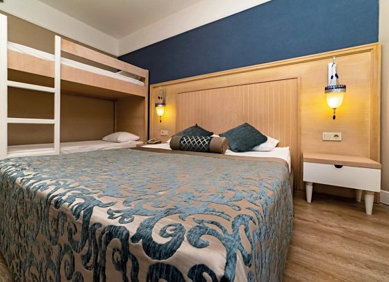 Seamelia Beach Resort & Spa - Wohnbeispiel Doppelzimmer Large mit Etagenbett (Zimmercodierung DB1)