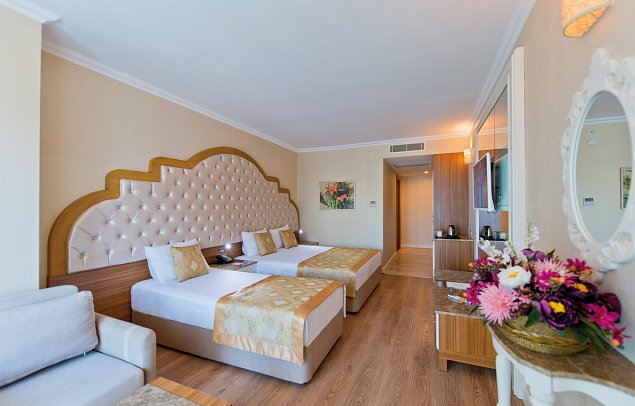 Side Premium - Wohnbeispiel Doppelzimmer seitl. Meerblick (Zimmercodierungen DBN & DCN)