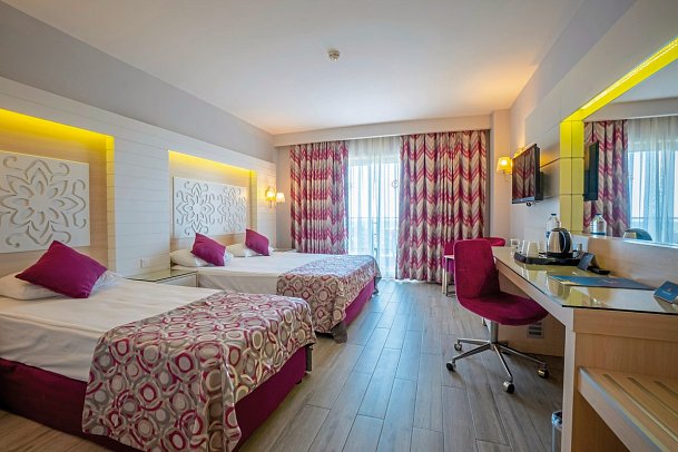 Sunmelia Beach Resort & Spa - Wohnbeispiel Doppelzimmer Superior (Zimmercodierungen DSL, SC1, DSN, DC2, DSM & DC3)