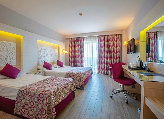 Sunmelia Beach Resort & Spa - Wohnbeispiel Doppelzimmer Superior (Zimmercodierungen DSL, SC1, DSN, DC2, DSM & DC3)