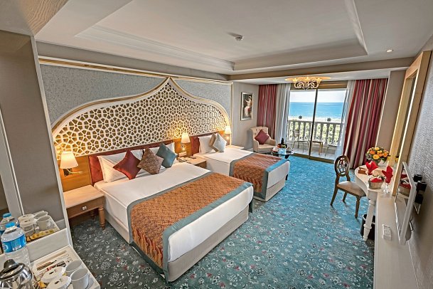 Royal Taj Mahal - Wohnbeispiel Doppelzimmer Superior Meerblick (Zimmercodierungen DSM & DCM)