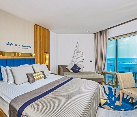 Sidemarin Kirman Premium - Wohnbeispiel Doppelzimmer Meerblick (Zimmercodierung DBM)