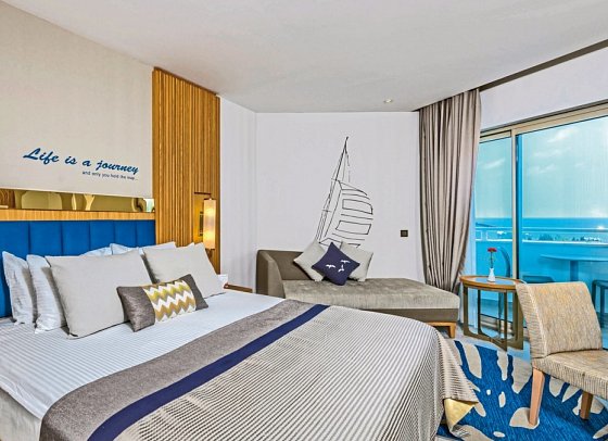 Sidemarin Kirman Premium - Wohnbeispiel Doppelzimmer Meerblick (Zimmercodierung DBM)