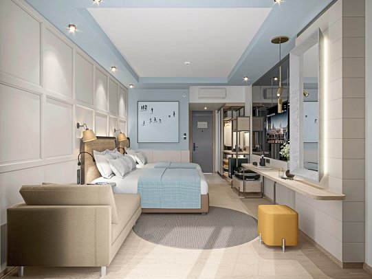 Numa Bay Exclusive - Modellbild Wohnbeispiel Doppelzimmer Superior (Zimmercodierungen DS1 & DBQ)