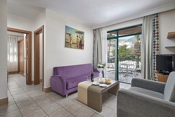 Calimera Sunpark Alanya - Wohnbeispiel Familienzimmer mit 2 Schlafzimmer (Zimmercodierungen FB2, FB3, FB4, FB5, FB6 & FB7)