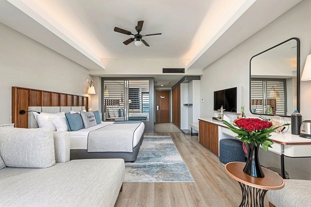 Seaden Quality Resort & Spa - Wohnbeispiel Doppelzimmer Landblick (Zimmercodierungen DBL & DCL)