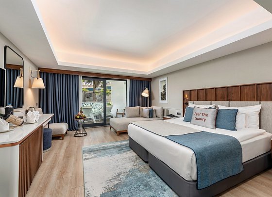 Seaden Quality Resort & Spa - Wohnbeispiel Doppelzimmer Swim-Up (Zimmercodierung DBQ)