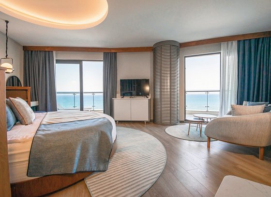 Seaden Quality Resort & Spa - Wohnbeispiel Doppelzimmer Deluxe Meerblick (Zimmercodierung DDM)