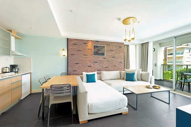 Calimera Side Resort - Wohnbeispiel Suite Aqua Superior (Zimmercodierung WS1)