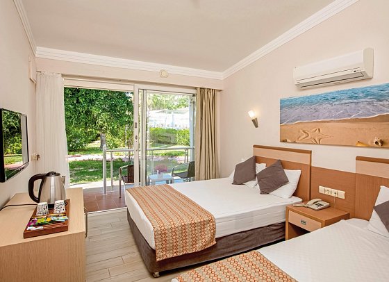 Seher Kumköy Star Resort - Wohnbeispiel Doppelzimmer Gartenblick (Zimmercodierungen DBG & DCG)