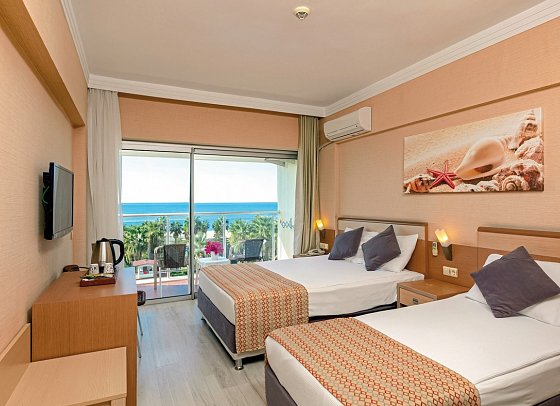 Seher Kumköy Star Resort - Wohnbeispiel Doppelzimmer Meerblick (Zimmercodierungen DBM & DCM)