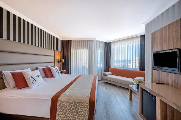 Selectum Family Resort Side - Wohnbeispiel Doppelzimmer Meerblick (Zimmercodierung DBM)