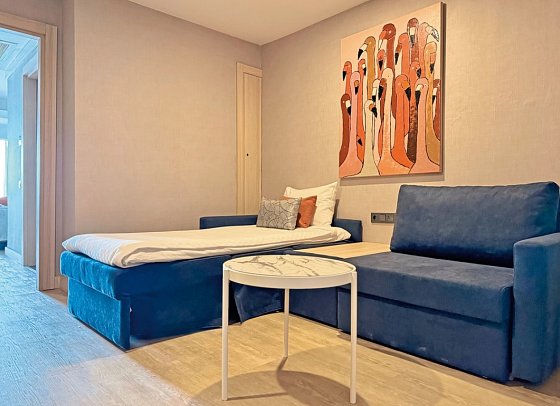 Lago Hotel - Wohnbeispiel Familienzimmer Swim UP (Zimmercodierungen FBQ, FB3, FB4 & FB5)