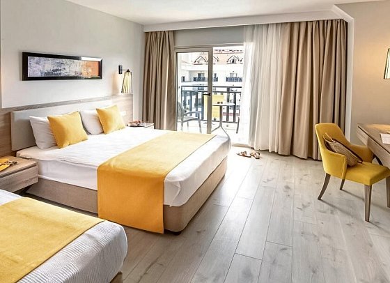 Side Aquamarin Resort & Spa - Wohnbeispiel Doppelzimmer (Zimmercodierungen DB1 & DC1)