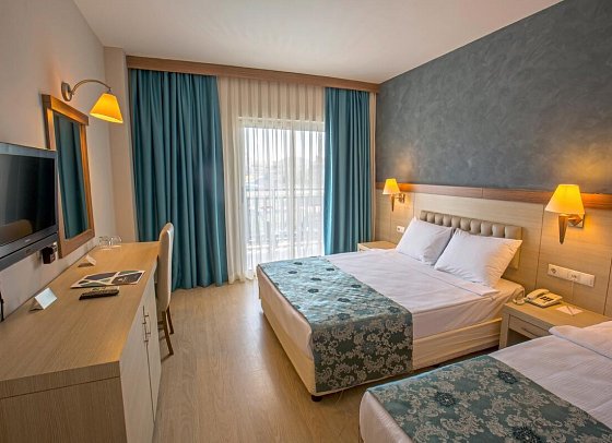 Side Aquamarin Resort & Spa - Wohnbeispiel Doppelzimmer (Zimmercodierungen DB1 & DC1)