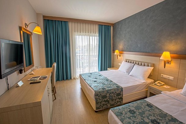 Side Aquamarin Resort & Spa - Wohnbeispiel Doppelzimmer (Zimmercodierungen DB1 & DC1)