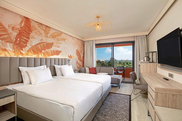 Megasaray Resort Side - Wohnbeispiel Doppelzimmer Meerblick (Zimmercodierungen DBM & DCM)