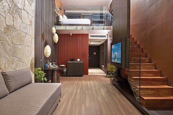 LUSSO Sorgun - Wohnbeispiel Duplex Lagoon Suite (Zimmercodierung WB2)