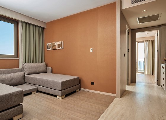 LUSSO Sorgun - Wohnbeispiel Familienzimmer Meerblick (Zimmercodierungen FBM & FBN)