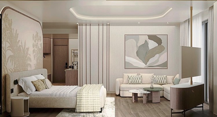 Seaden De Mar Resort & Spa - Modellbild Wohnbeispiel Doppelzimmer Komfort Deluxe (Zimmercodierung DD1)