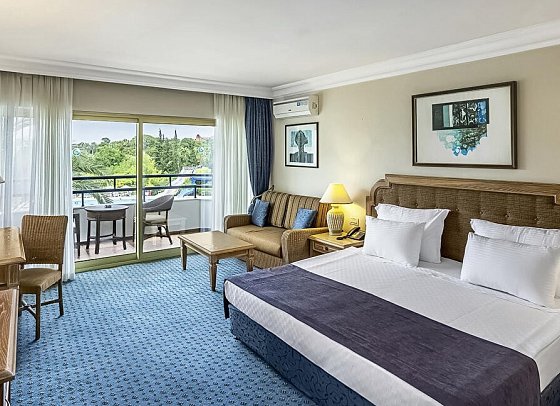 The Norm Oriental Kemer - Wohnbeispiel Doppelzimmer Komfort Standard Poolblick (Zimmercodierungen DBP & DCP)