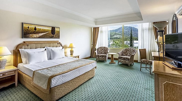 The Norm Oriental Kemer - Wohnbeispiel Suite Komfort Deluxe Landblick (Zimmercodierungen WDL, WD1 & WD2)