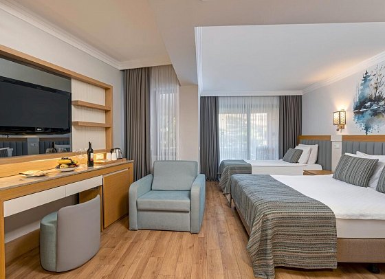 Limak Limra Hotel & Resort - Wohnbeispiel Doppelzimmer Economy Nebengebäude (Zimmercodierungen DEV, DCV & DB1)