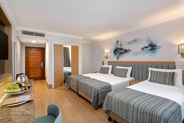 Limak Limra Hotel & Resort - Wohnbeispiel Doppelzimmer Meer- und Poolseite (Zimmercodierungen DBV, DC2 & DB1)