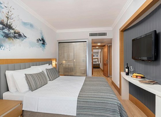 Limak Limra Hotel & Resort - Wohnbeispiel Familienzimmer Nebengebäude (Zimmercodierung FBV)