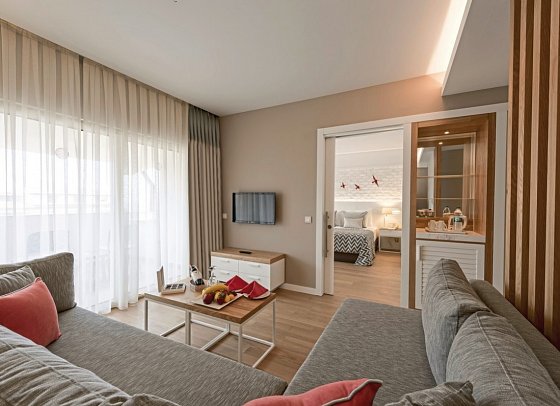Akra Kemer - Wohnbeispiel Penthouse Suite (Zimmercodierung MBL)
