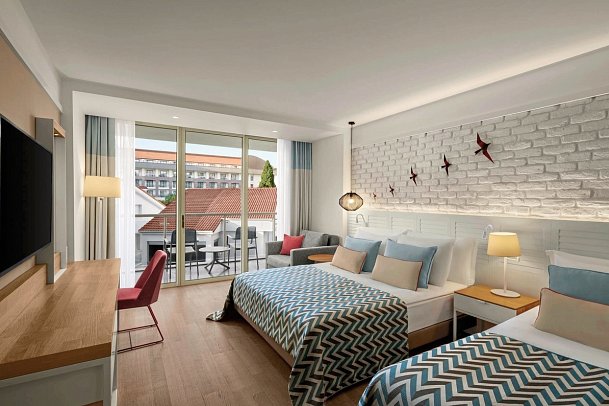 Akra Kemer - Wohnbeispiel DZ Superior Doppel 4 Landblick (Zimmercodierung DS1)