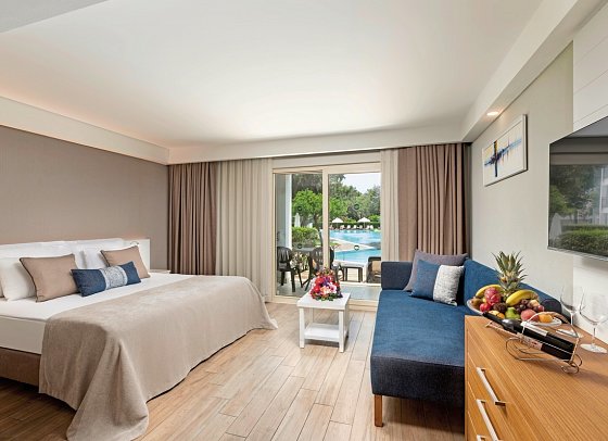 Sherwood Exclusive Kemer - Wohnbeispiel Doppelzimmer Lagoon (Zimmercodierungen DBP & DCP)