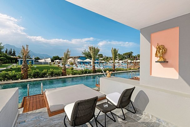 Dosinia Luxury Resort - Wohnbeispiel Doppelzimmer Swim Up (Zimmercodierung DBQ)