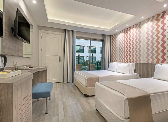Dosinia Luxury Resort - Wohnbeispiel Doppelzimmer Gartenblock (Zimmercodierungen D1V & D2V)