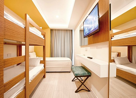 Dosinia Luxury Resort - Wohnbeispiel Familienzimmer (Zimmercodierungen FB1 & FB2)