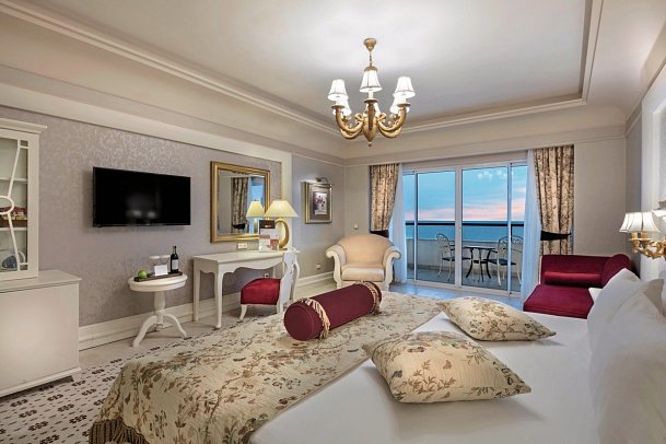 Nirvana Dolce Vita - Wohnbeispiel Doppelzimmer Deluxe Meerblick (Zimmercodierungen DDM & DCM)