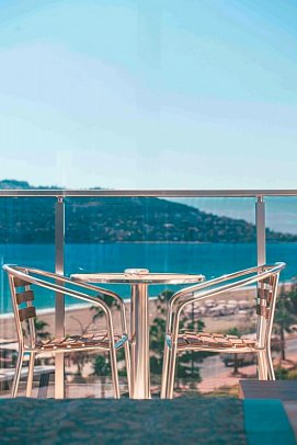 Blue Diamond Alya - Beispiel Balkon Doppelzimmer (Zimmercodierungen DB1, DC1 & DB2)