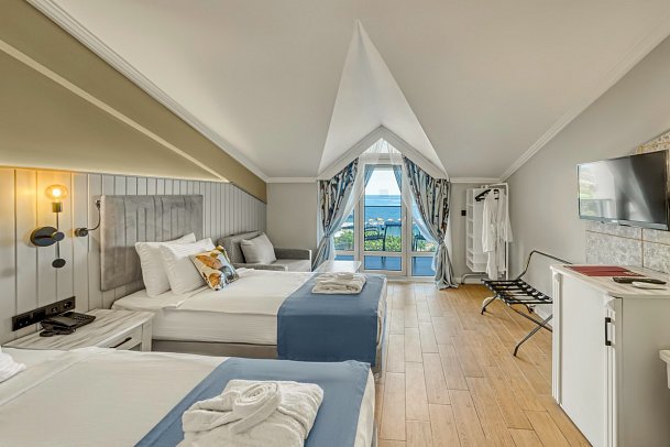 Seven Seas Palmeras Bay - Wohnbeispiel Doppelzimmer Meerblick (Zimmercodierungen DBM & DCM)