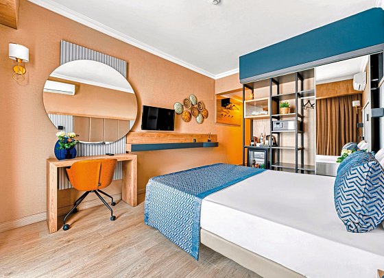 Numa Port Hotel - Wohnbeispiel Doppelzimmer Landblick (Zimmercodierungen DBL & DCL)