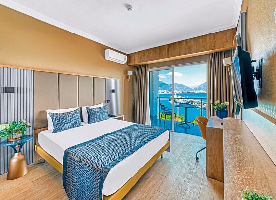 Numa Port Hotel - Wohnbeispiel Doppelzimmer Meerblick (Zimmercodierungen DBM & DCM)
